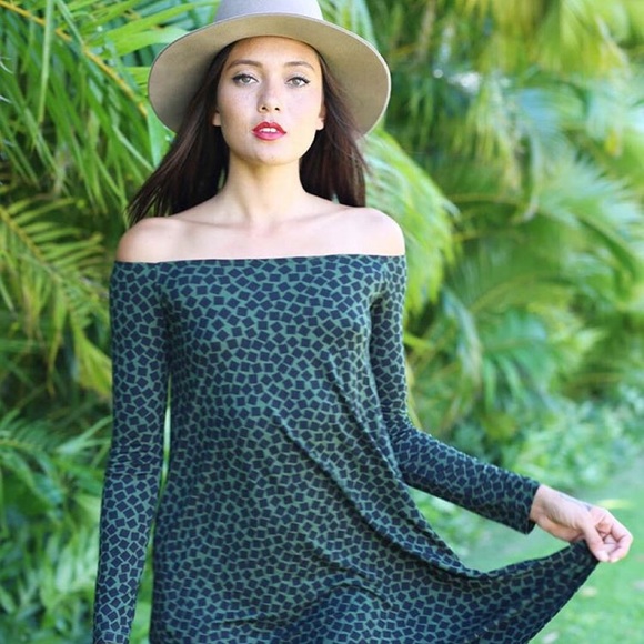 Ava Sky Dresses & Skirts - Ava Sky Dress Kendall (Black & Green Squares)